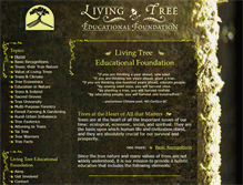 Tablet Screenshot of livingtreeeducationalfoundation.org